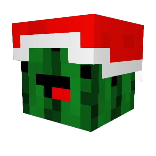 DarkShark3 Minecraft avatar head, 3D render