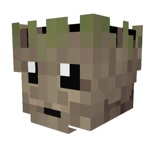 DarkSharrk279 Minecraft avatar head, 3D render