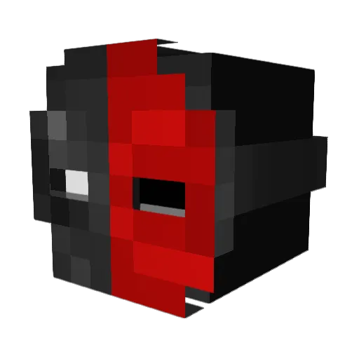 DarkShift505 Minecraft avatar head, 3D render