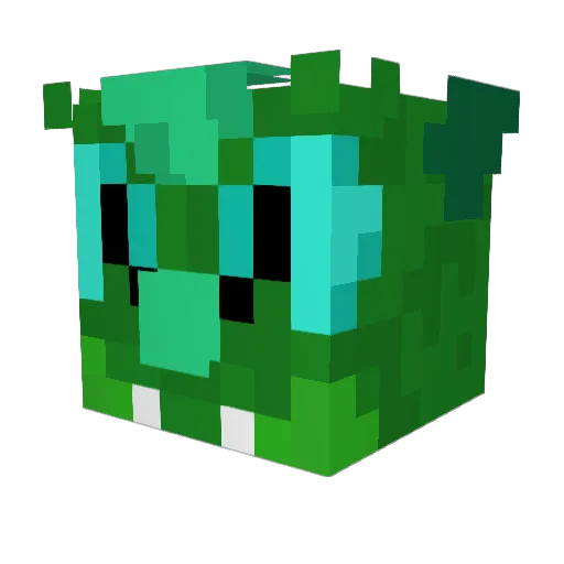 DarkSlumber23 Minecraft avatar head, 3D render