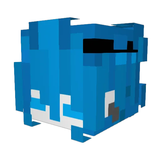 DarkStarArt Minecraft avatar head, 3D render