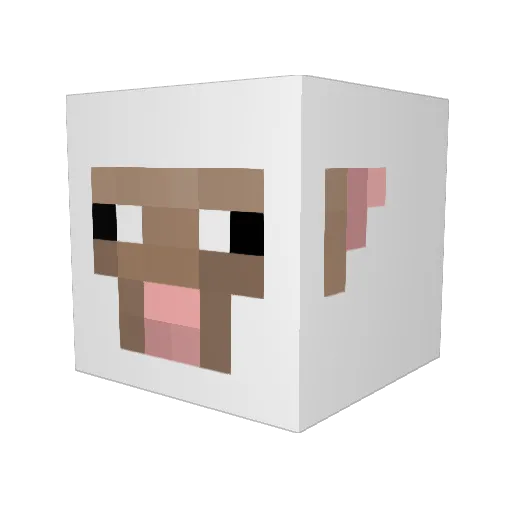 DarkSunLightS Minecraft avatar head, 3D render