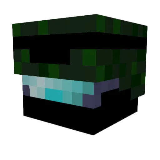DarkTank98 Minecraft avatar head, 3D render