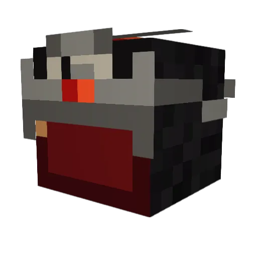 DarkTempest16 Minecraft avatar head, 3D render