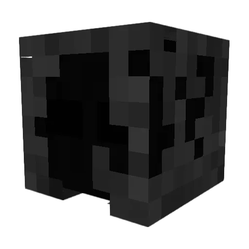 DarkTheCreep Minecraft avatar head, 3D render