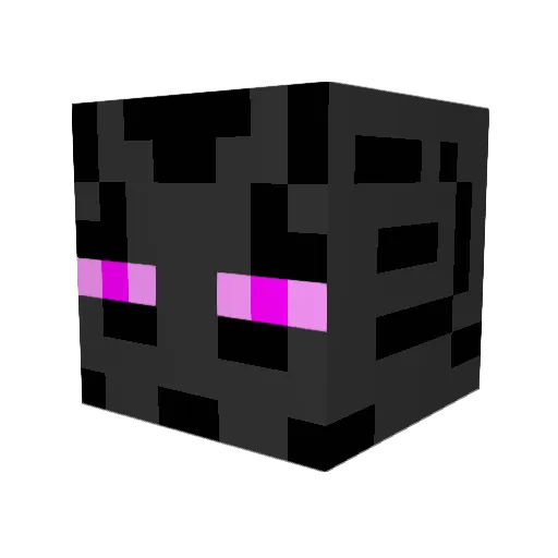 DarkTrooper Minecraft avatar head, 3D render