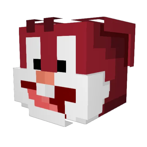 DarkTroopers10 Minecraft avatar head, 3D render