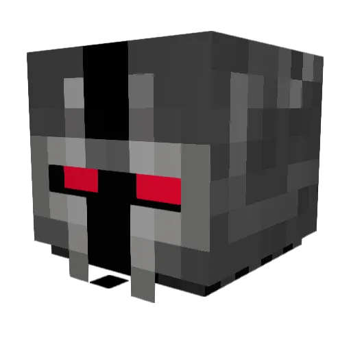 DarkVaderEthan Minecraft avatar head, 3D render