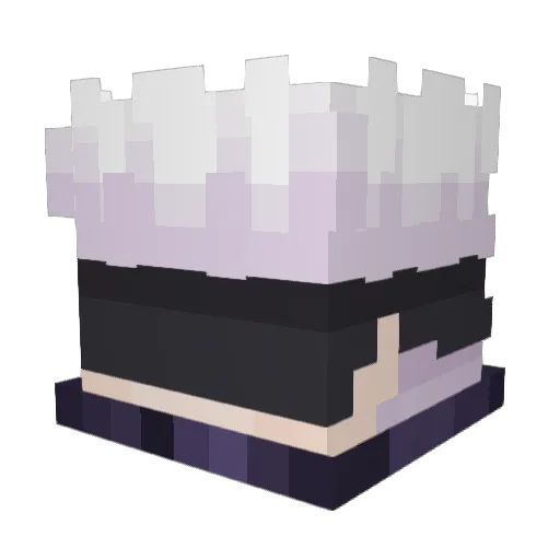 DarkVelocity69 Minecraft avatar head, 3D render
