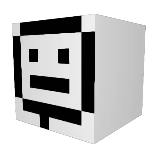 DarkVortex009 Minecraft avatar head, 3D render