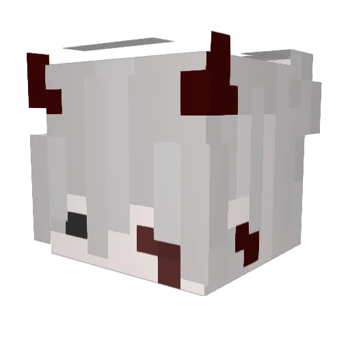 DarkWeelD Minecraft avatar head, 3D render
