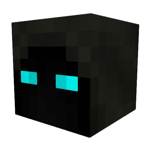 DarkWolf_x3 Minecraft avatar head, 3D render