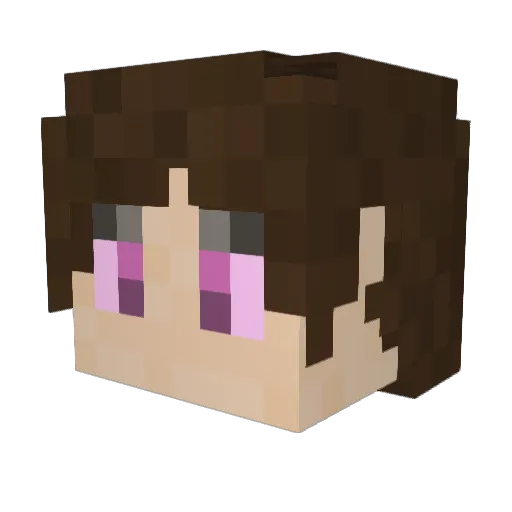 DarkYeagerMC Minecraft avatar head, 3D render
