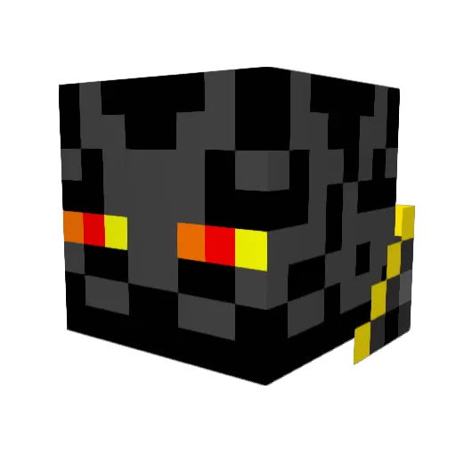 DarkZombie0610 Minecraft avatar head, 3D render