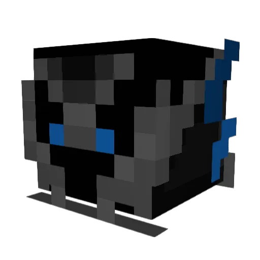 Dark_1504 Minecraft avatar head, 3D render