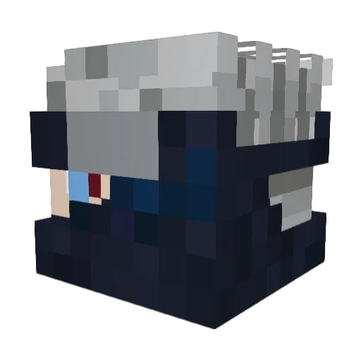 Dark_Ace_16 Minecraft avatar head, 3D render