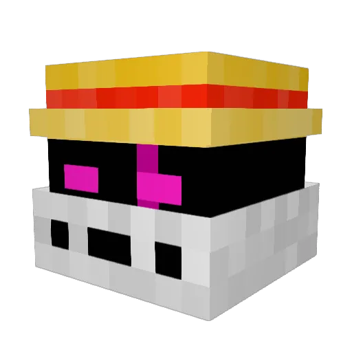 Dark_Assassin765 Minecraft avatar head, 3D render