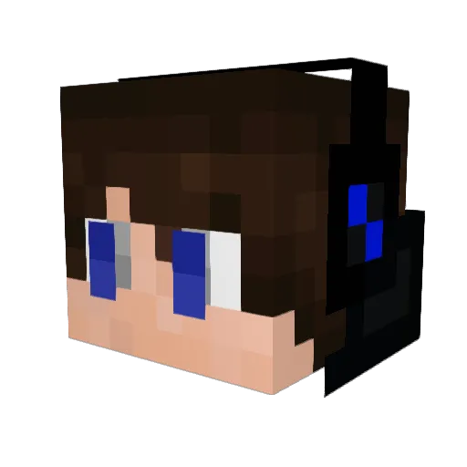 Dark_Ax3l Minecraft avatar head, 3D render