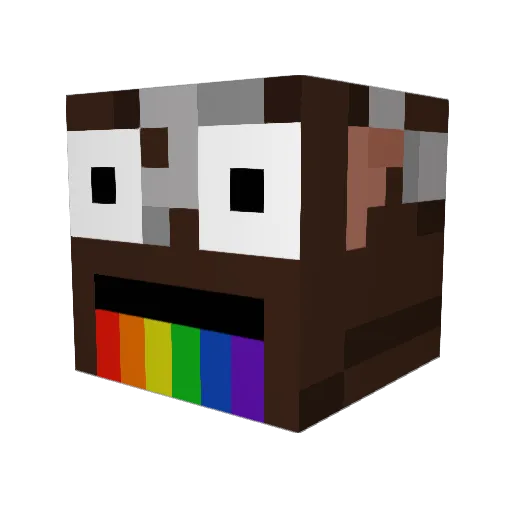 Dark_Bull Minecraft avatar head, 3D render