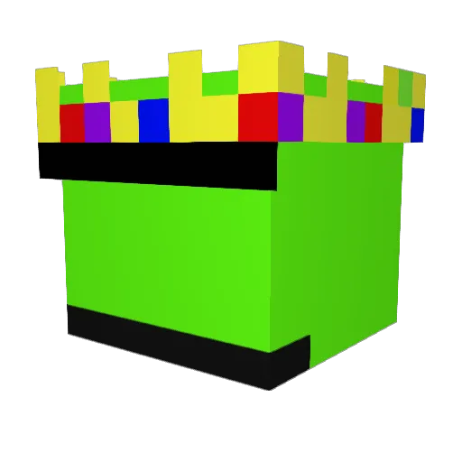 Dark_Carter Minecraft avatar head, 3D render