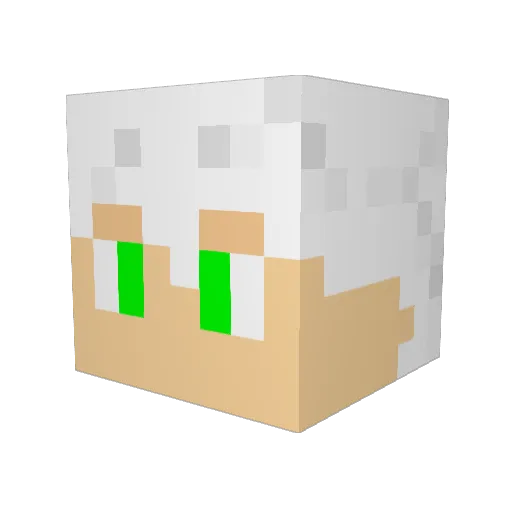 Dark_Demon14 Minecraft avatar head, 3D render