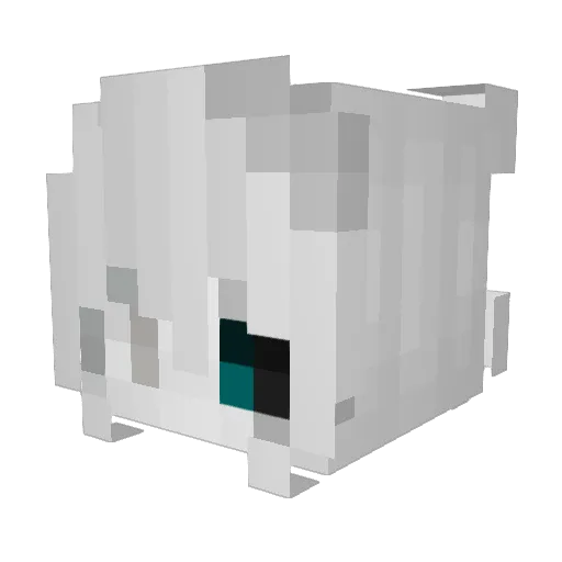 Dark_Devil_1 Minecraft avatar head, 3D render