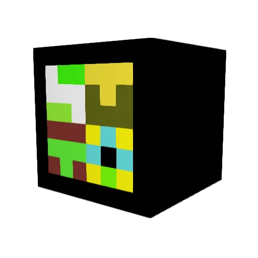 Dark_E99 Minecraft avatar head, 3D render
