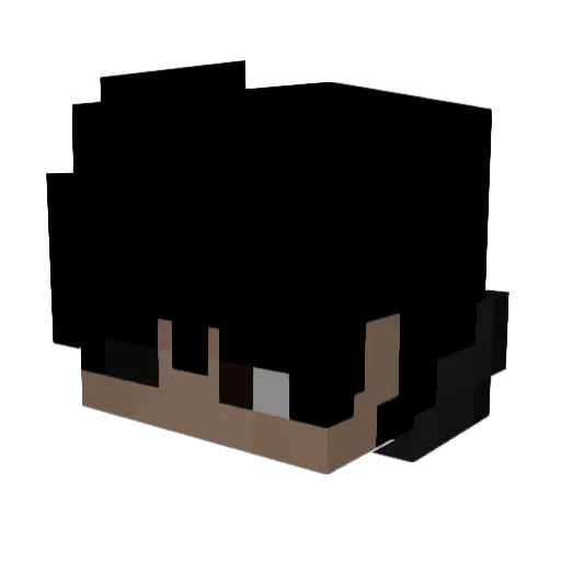 Dark_Ey3 Minecraft avatar head, 3D render