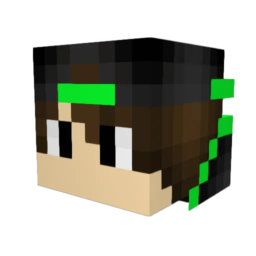 Dark_IMMorTaL Minecraft avatar head, 3D render