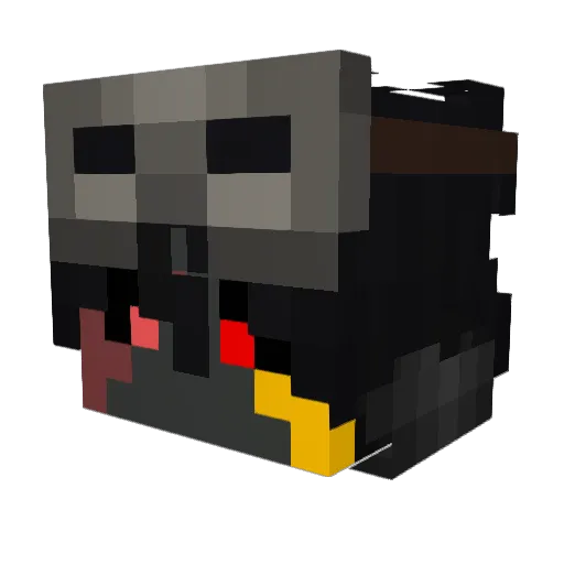 Dark_Inferno318 Minecraft avatar head, 3D render