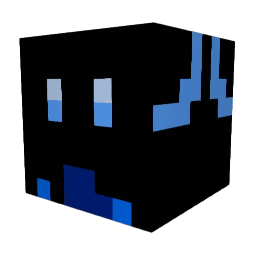 Dark_Intentions Minecraft avatar head, 3D render