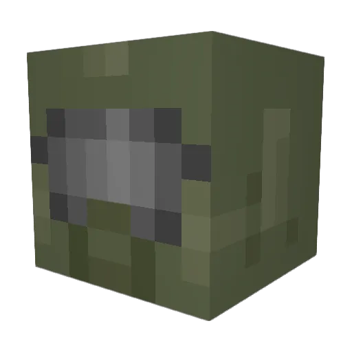 Dark_Kage Minecraft avatar head, 3D render