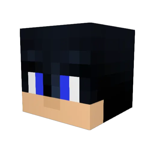 Dark_Knight3 Minecraft avatar head, 3D render