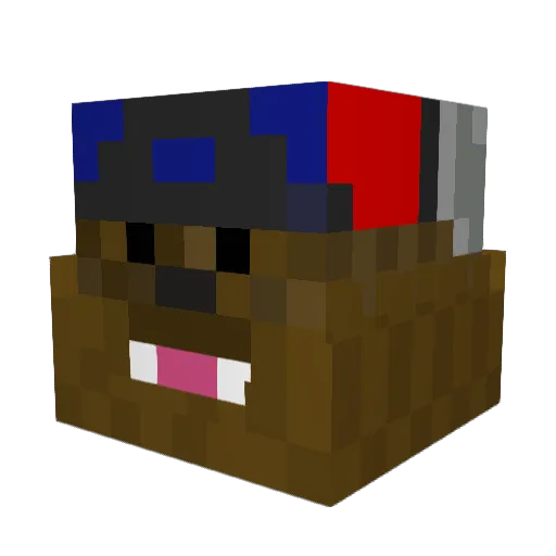 Dark_Knight_Jnr Minecraft avatar head, 3D render