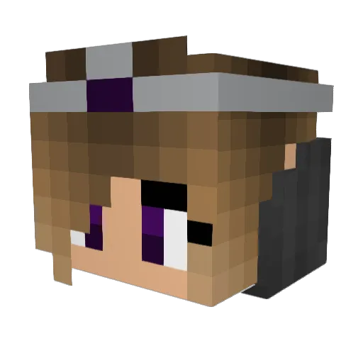 Dark_Lord_Harley Minecraft avatar head, 3D render