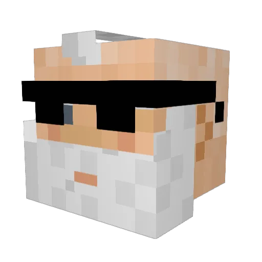 Dark_Lord_Watson Minecraft avatar head, 3D render