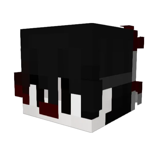 Dark_Magik Minecraft avatar head, 3D render