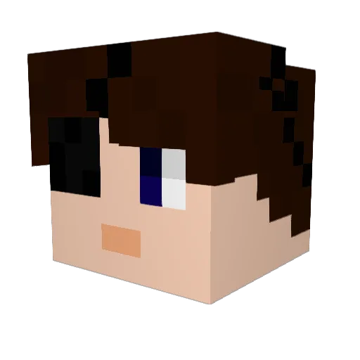 Dark_Max_258 Minecraft avatar head, 3D render