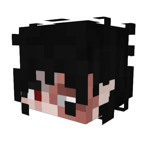 Dark_Moon321 Minecraft avatar head, 3D render