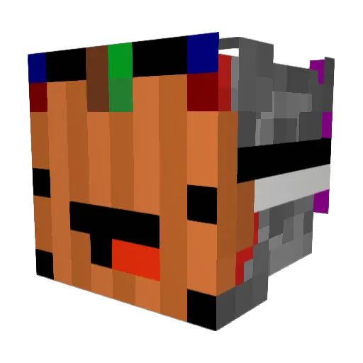 Dark_Nathan Minecraft avatar head, 3D render