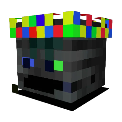 Dark_Pheonix_2 Minecraft avatar head, 3D render