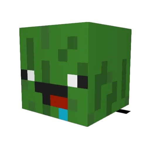 Dark_Pickle Minecraft avatar head, 3D render