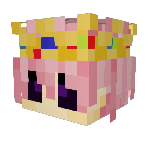 Dark_Pierce Minecraft avatar head, 3D render