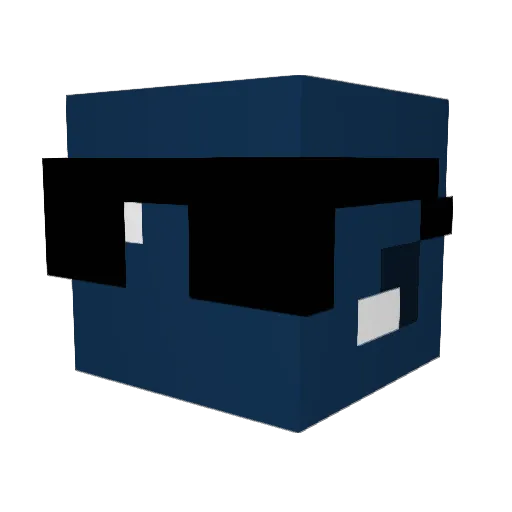 Dark_Rainn Minecraft avatar head, 3D render