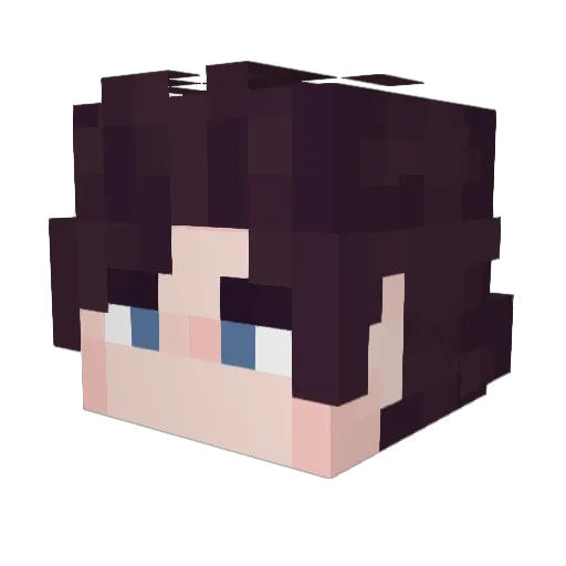 Dark_Reiss Minecraft avatar head, 3D render