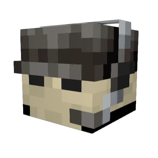 Dark_Ri Minecraft avatar head, 3D render