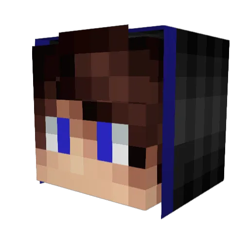 Dark_Sam01 Minecraft avatar head, 3D render