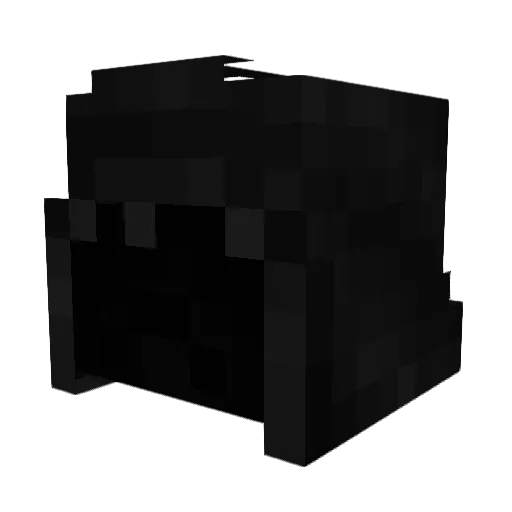 Dark_Shadow32 Minecraft avatar head, 3D render