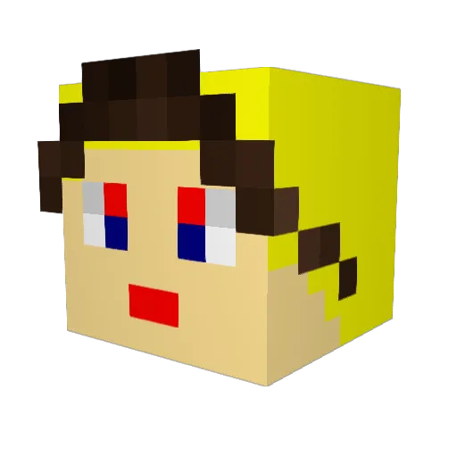 Dark_Shadow918 Minecraft avatar head, 3D render
