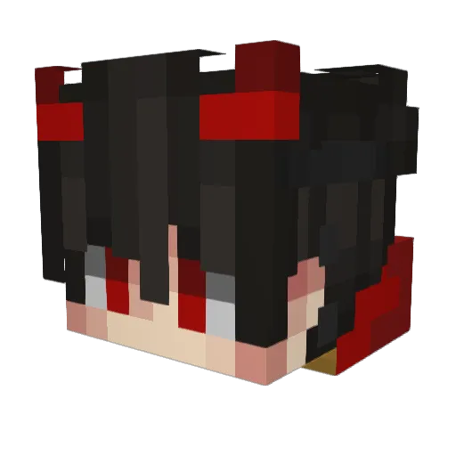 Dark_Spectrix Minecraft avatar head, 3D render